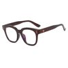 New ins TikTok Same Style Retro Rice Nail Glasses Frame Women's Metal Hinge Fashion Box Flat Mirror Men's z3330