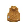 Children's Vest Autumn and Winter New Polar Fleece Stand-Up Collar Vest Warm Zipper Versatile Sleeveless Vest for Boys and Girls