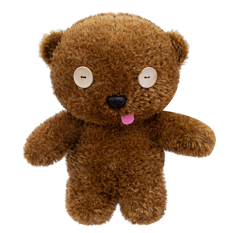 Tim Little Bear Internet Celebrity Plush Teddy Curly Bear Casual Cute Plush Toy Ornament Decoration Claw Machine Doll