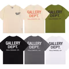 Gallery Dept New Summer T-Shirts for Men and Women, Couple's Base Shirts, Loose and Stylish, Available for Dropshipping