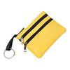 [A generation of hair] change purse women's canvas mini wallet storage bag three-layer zipper key coin bag