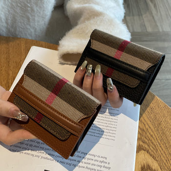 Genuine Leather Card Bag Women's Small and Exquisite High-end Ultra-thin Multi-card ID Bag 2025 New Fashionable Simple Multi-function