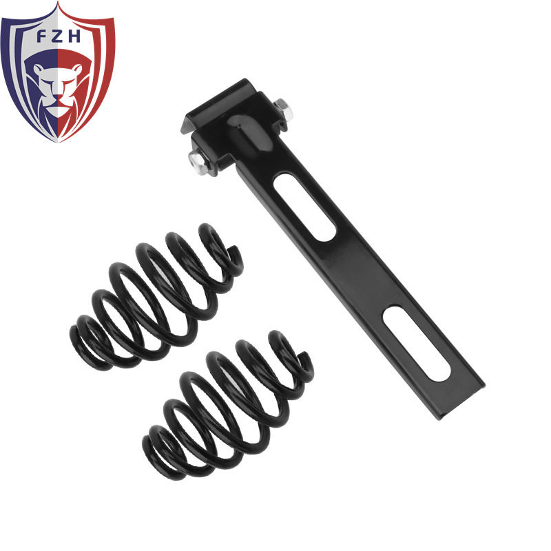 黒長円スプリング + 黒スタンド