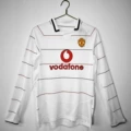 Long sleeve 2003-04 manchester united second guest