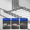 Electric drying rack drying automatic voice intelligent remote wall control lifting household balcony double-row scissors