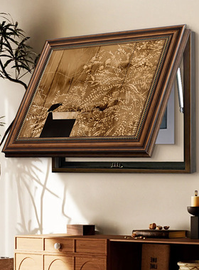 木工小舅 法式中古风客厅电表箱装饰画餐厅玄关复古配电闸箱挂画