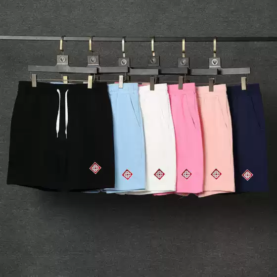 Casablanca Casablanca Printed Casual Shorts with Embroidered Logo Cross-Border E-Commerce Foreign Trade