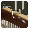 8-hook multi-functional wooden sling hanger vest tie hook solid wood wave drying hanger for student dormitory