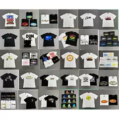 corteiz Devil Island Series T-shirt short sleeve letter Logo printing round neck short sleeve T-shirt cross-border foreign trade hot sale