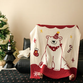 2025 New Knitted Half-Velvet Blanket, Multifunctional Sofa Blanket, Bedside Blanket, Nap Blanket, Office Blanket, Leisure Blanket