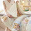 2025 New Cartoon Cute Milk Velvet Blanket Nap Blanket Office Lunch Blanket Sofa Blanket Cover Blanket