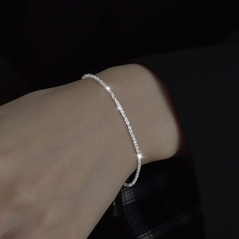 Sparkling Stacked Bracelet 2022 Internet Celebrity Trendy Niche Design Gypsophila Gypsophila Retro Simple High-end Jewelry
