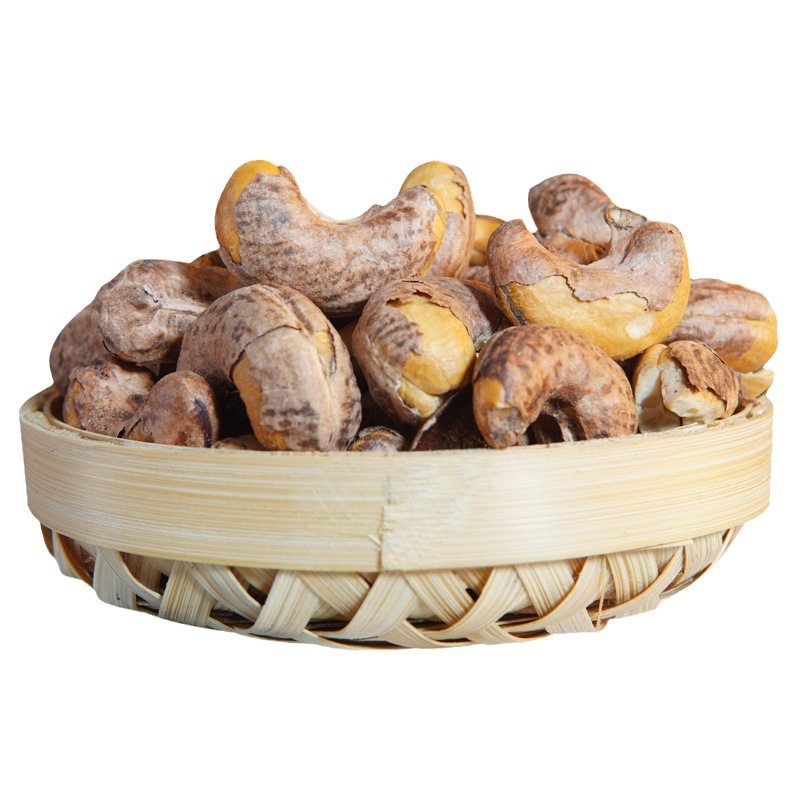 Cashew nuts large particles 500g new original flavor nut snacks purple peel salt baked dried fruit Vietnam dry goods Xinjiang straight hair