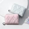 Daini Korean Style New Simple Love Embroidered Zipper 11 Card Organ Card Bag Student Coin Purse for Women