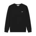 Crocodile round neck [black]