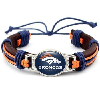 Hot 32 NFL National Football League Leather Bracelet