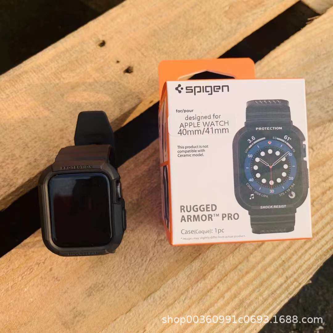 Suitable for IWATCH 567 Apple Watch Protective Case SPIGEN 44/45/49 Integrated Watch Strap Case