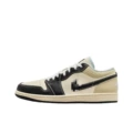 AJ1 Low - Beige Black Woven