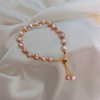 Baroque Natural Pearl Bracelet Women's ins Niche Design Bracelet Bracelet High-end Girl's Best Friend Bracelet