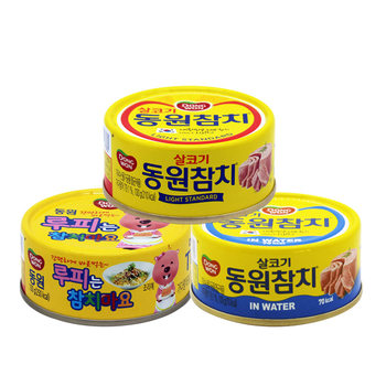 South Korea Imported Dongyuan Canned Tuna 100g Oil-soaked Mayonnaise Instant Tuna Salad Sushi
