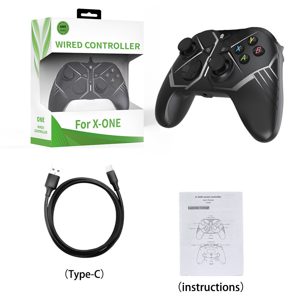 xboxones Wired Gamepad for XONEs Series Host Compatible PC Computer Android Steam