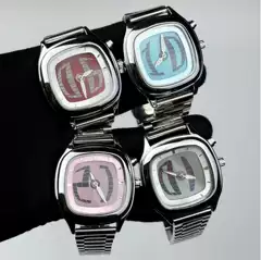 Popular Retro Millennium Non-Mechanical Dual Display Men's Watch, Niche Instagram Style, Export Hot-Selling Quartz Wristwatch