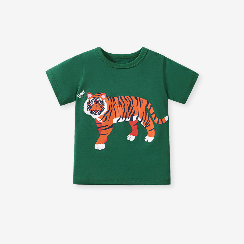 Source Factory Boys' Set Wholesale, Summer Cartoon Kids' Clothing, Short-sleeve Cotton Kids' Set