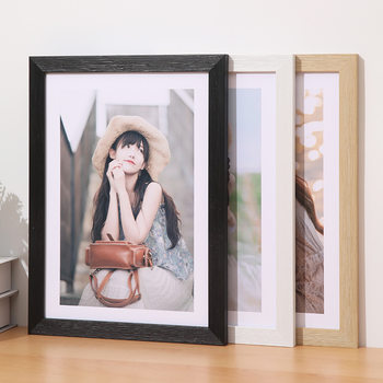 Simple photo frame 6 inch 8 inch 10 inch children's photo frame A4 picture frame art works decorative photo frame wholesale