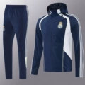 26 emperor m royal blue windbreaker suit hooded