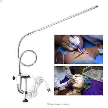 LED Table Lamp Bedside High-end Clip Lamp Beauty Nail Art Tattoo Eyelash Office Desk Clip Makeup Lamp