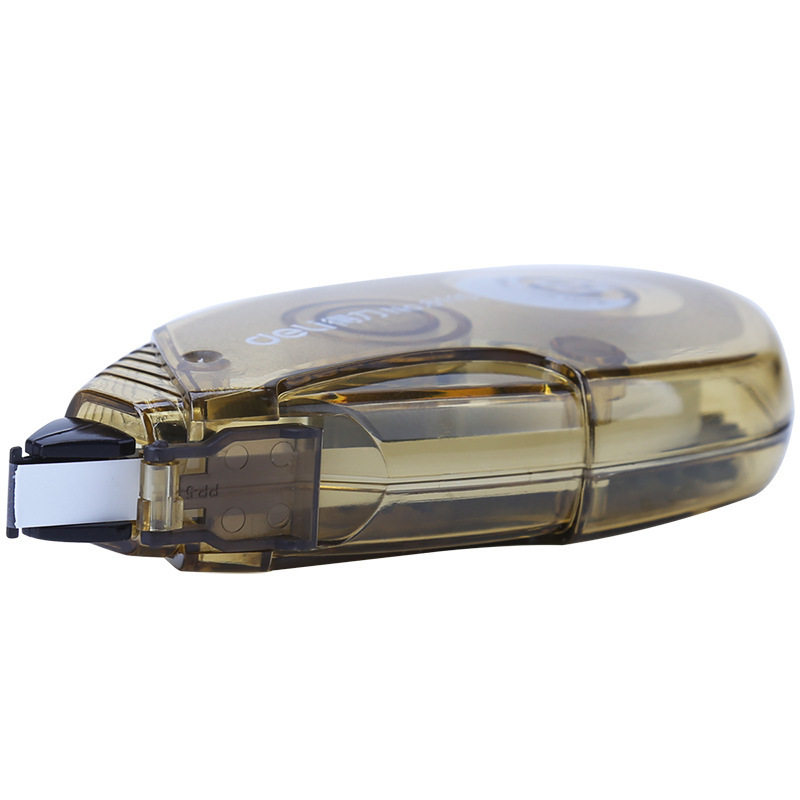 Deli 8110 correction tape 5mm * 8 m students modify stationery correction tape transparent film simple correction tape