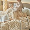 Nantong Direct Sales Cross-Border 2025 New Golden Turtle Velvet Multifunctional Blanket High Weight French Velvet Milk Velvet Blanket Double