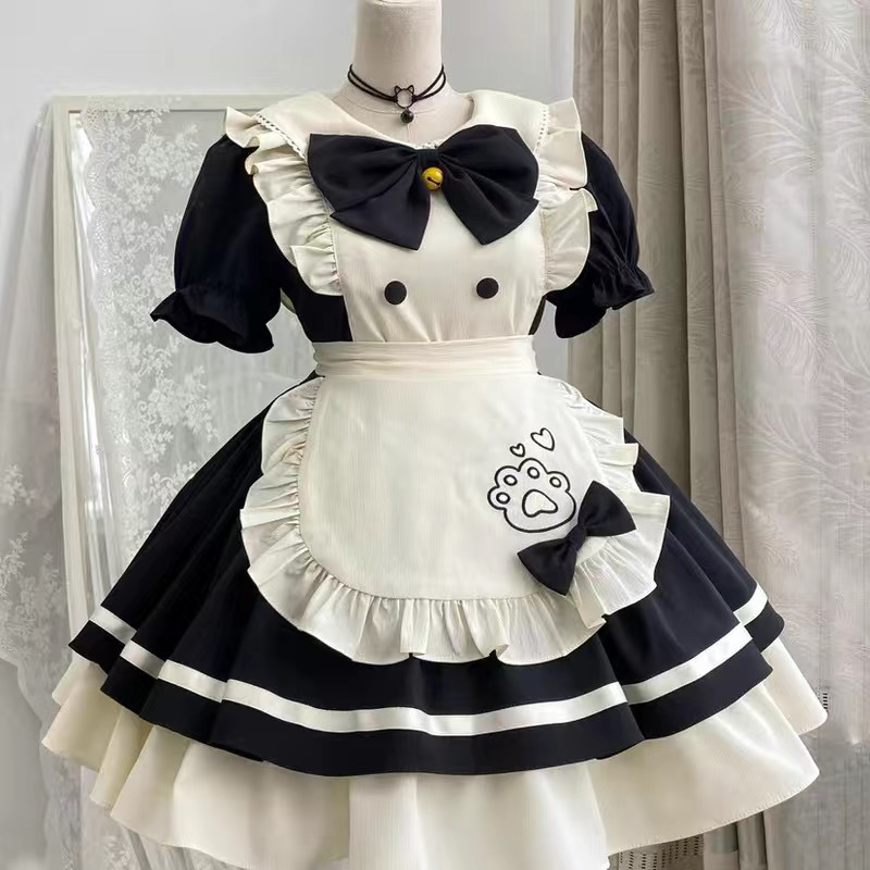 白黒コンプリートセット（無料猫耳カチューシャ＋ストッキング）