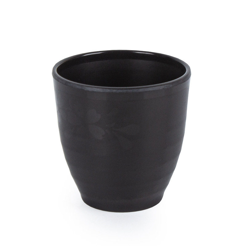 Commercial Malatang spoon melamine imitation porcelain drop-proof soup spoon with hook rice spoon black cherry blossom spoon breakfast cup