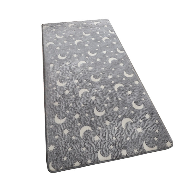 Wholesale Luminous Carpet Bedroom Bedside Blanket Flannel Full Bay Window Mat Living Room Sofa Coffee Table Floor Mat Foot Mat
