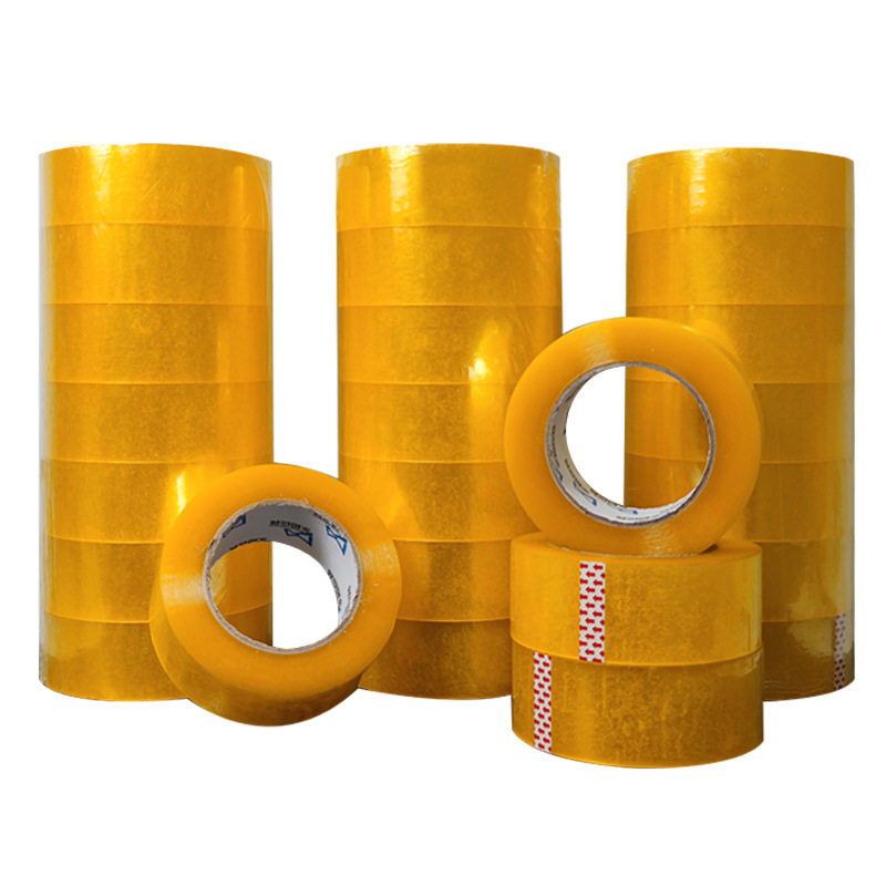 Transparent sealing tape sealing tape full meter high adhesive color tape express packaging sealing tape wholesale