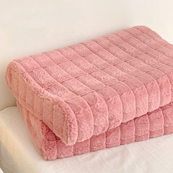 fleece-lined milk velvet latex pillowcase rabbit rabbit velvet winter warm thick 30x 50/40x 60 double-sided velvet pillowcase