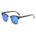C14-bright black gold frame-blue mercury