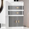 Large Cosmetic Storage Box with Drawer-type Desktop Storage Cabinet Multi-layer Dust-proof Dressing Table Storage Artifact