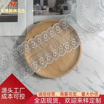 Glass Yarn Polyester Thread Lace Accessories Women's Skirts Children's Clothing Children's Socks Lace Clothing Accessories