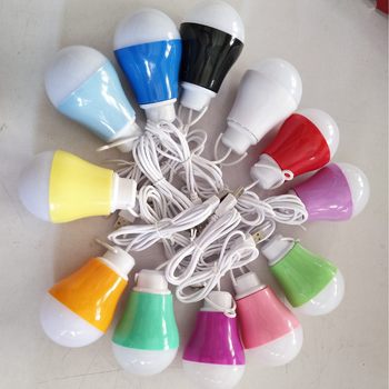 5V Light Bulb USB Bulb Led Light One to Two V8 Bulb Charger Gift Light