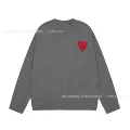 Dark gray red label [2115 round neck jacquard style]