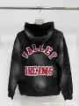Washed black/hooded