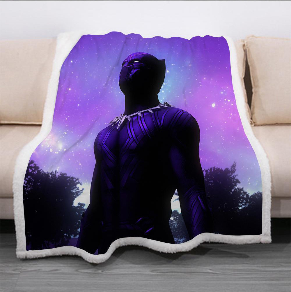 Come and order 3D printed double-layer Arctic fleece blanket DIY Crystal fleece blanket office nap blanket