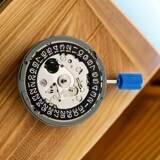 Механизм NH35 с одним календарем, черный, 3-часовой, Seiko, механический механизм с автоподзаводом, NH35A, черный, календарь, 6-часовой, оригинал