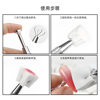 Cross-border Mini Nail Art Bean Curd Block Pat Cotton Snub Dye Gradient Blush Armor Not Sat Hand Multi-sided Sponge Nail Art Tool