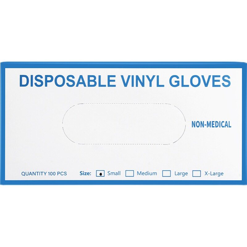 100 Pieces of Disposable Composite Nitrile Gloves for Tattoo and Embroidery Beauty Salons, Special for Massage and Foot Massage