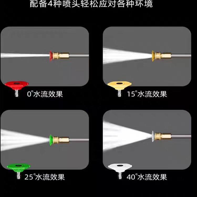 Gasoline Driven High Pressure Cleaning Machine Outdoor Mobile Car Washing Machine Wall Small Advertising Water Gun