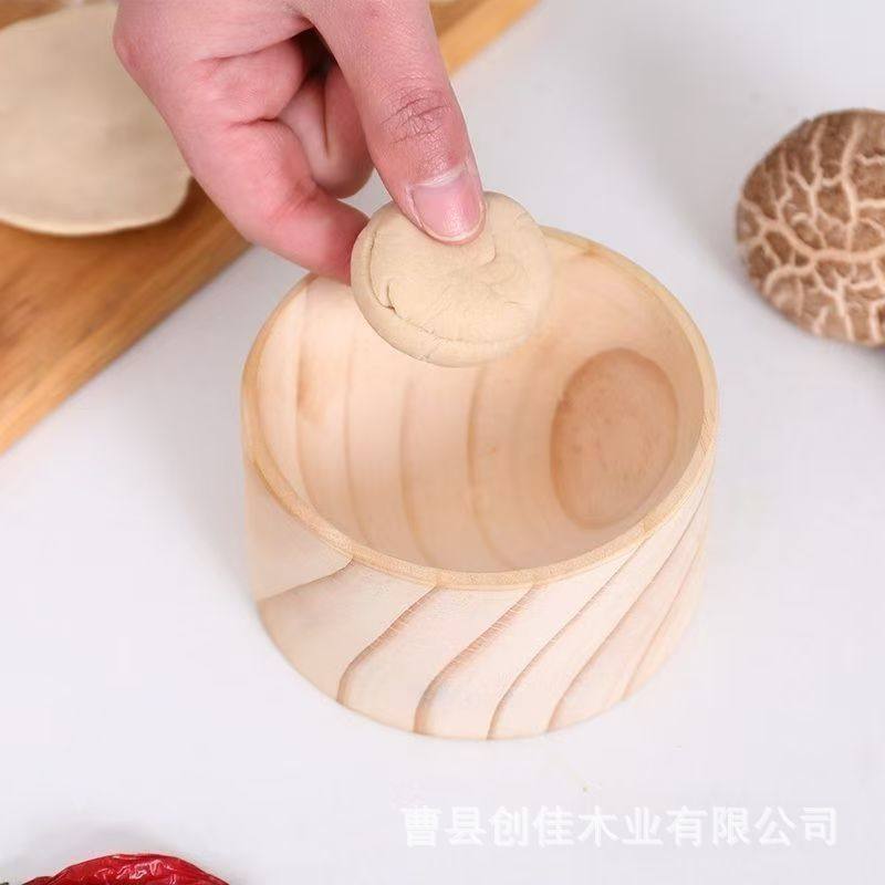 Household Wooden Round Dumpling Skin Press for Adults and Children Hand-Rolled Dumpling Mold New Year Dumpling Skin Press