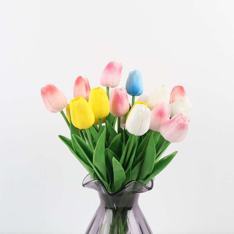 ปูทิวลิป ดอกไม้จำลอง งานแต่งงาน ดอกไม้ตกแต่งบ้าน ข้ามพรมแดน...